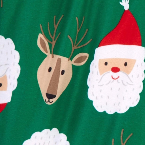 Carter’s Flannel Coat Style Christmas Pajamas - Picture 2 of 3